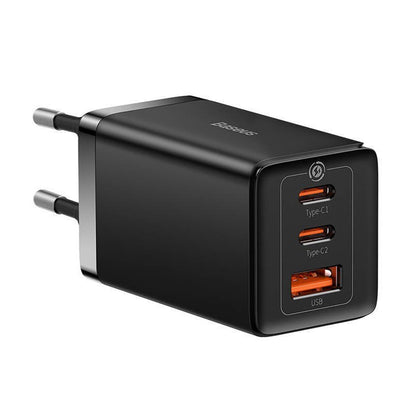 Netzladegerät mit USB-C Kabel Baseus GaN5 Pro, 65W, 3.25A, 1 x USB-A - 2 x USB-C, Schwarz C0206500
