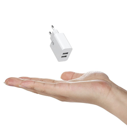 Caricabatterie Rete con Cavo USB-C McDodo CH-6721 Offer, 12W, 2.4A, 2 x USB-A, Bianco