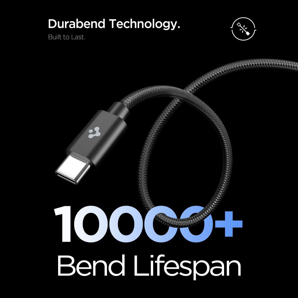 Chargeur Réseau avec Câble USB-C Spigen EE451EU Essential, 45W, 3A, 1 x USB-C, Noir ACH09474