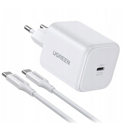 Netzteil mit USB-C-Kabel UGREEN X524 (65055), 45W, 3A, 1 x USB-C, Weiß