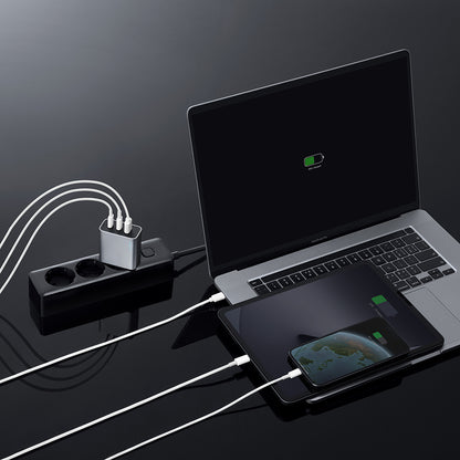 Caricatore da rete Cuktech, 65W, 3,25A, 1 x USB-A - 2 x USB-C, Bianco CUK0A15CEUSL