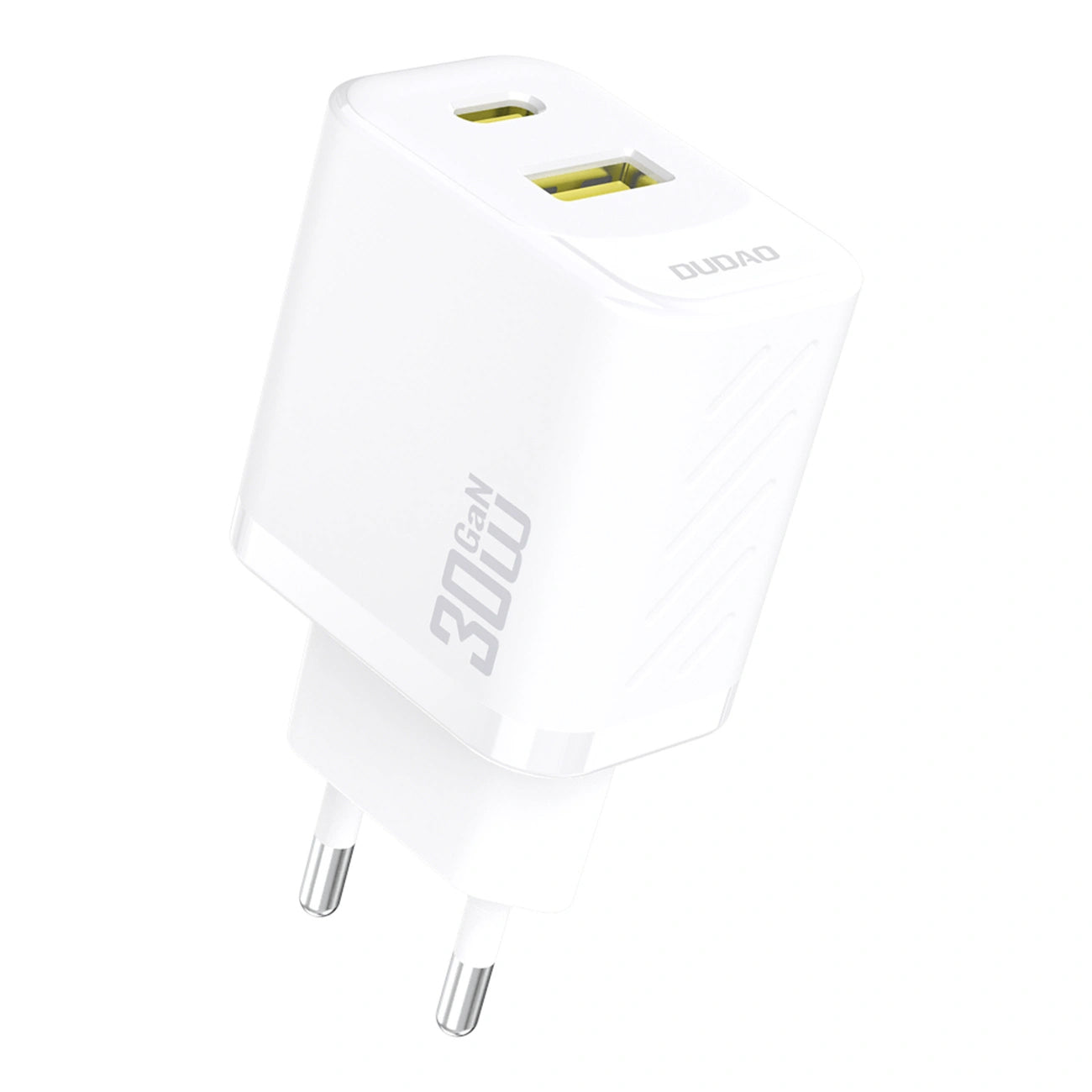 Chargeur Réseau Dudao A27TEU, 30W, 3A, 1 x USB-A - 1 x USB-C, Blanc