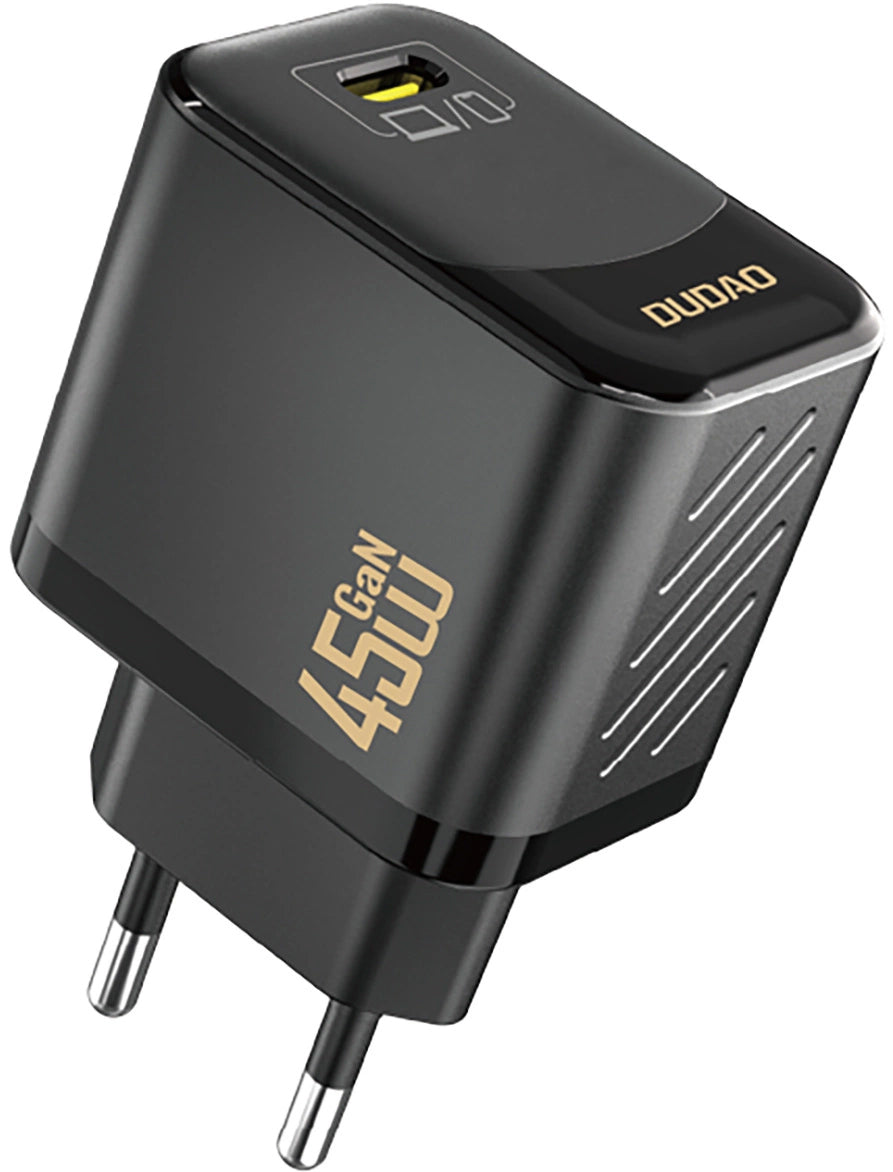 Netzladegerät Dudao A28, 45W, 3A, 1 x USB-C, Schwarz