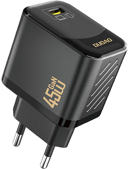 Netzladegerät Dudao A28, 45W, 3A, 1 x USB-C, Schwarz