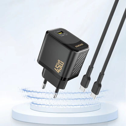 Netzladegerät Dudao A28, 45W, 3A, 1 x USB-C, Schwarz