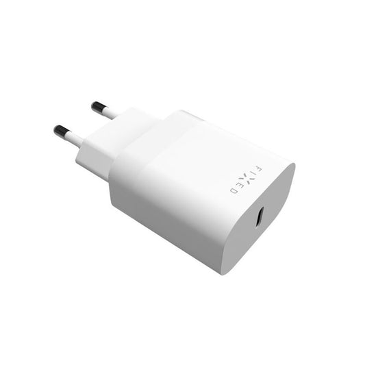 Caricabatterie Retea Fixed, 20W, 3A, 1 x USB-C, Bianco