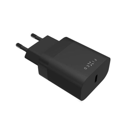 Caricabatterie Retea Fixed, 20W, 3A, 1 x USB-C, Nero