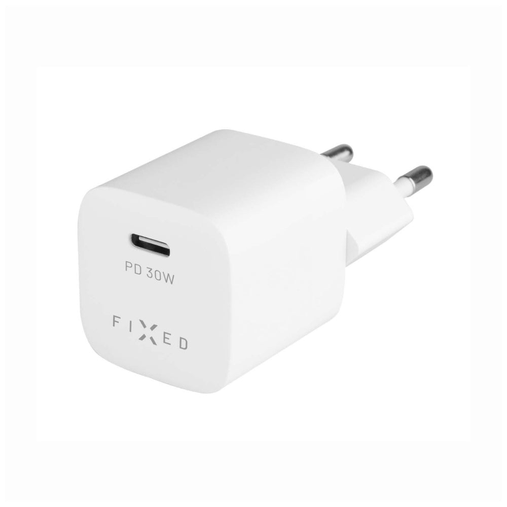Caricabatterie Retea Fixed Mini, 30W, 3A, 1 x USB-C, Bianco