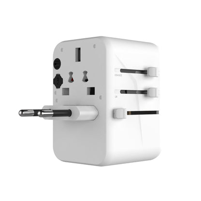 Netzladegerät Fixed Travel, 65W, 3.25A, 2 x USB-A - 3 x USB-C, Weiß