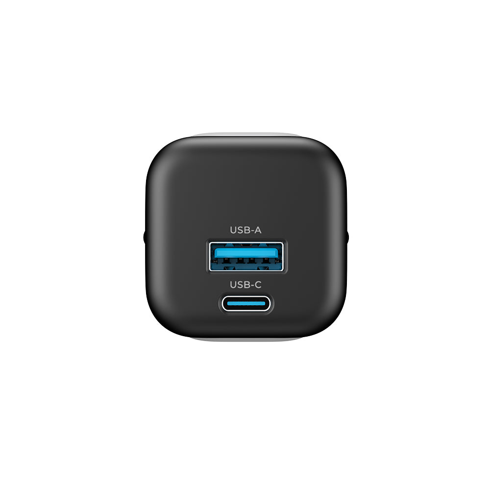Caricabatterie Rete HAVIT UC230, 33W, 3A, 1 x USB-A - 1 x USB-C, Nero Grigio
