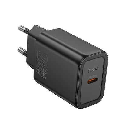 Chargeur Réseau HOCO N60, 20W, 3A, 1 x USB-C, Noir