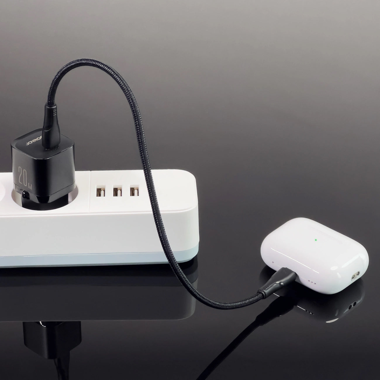 Chargeur Réseau Joyroom JR-TCF02, 20W, 3A, 1 x USB-C, Noir