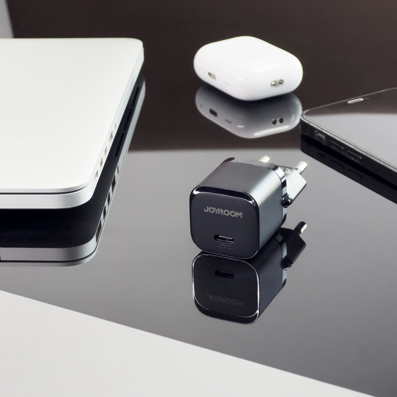 Chargeur Réseau Joyroom JR-TCF02, 20W, 3A, 1 x USB-C, Noir