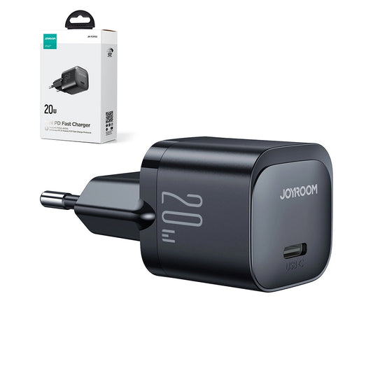 Chargeur Réseau Joyroom JR-TCF02, 20W, 3A, 1 x USB-C, Noir