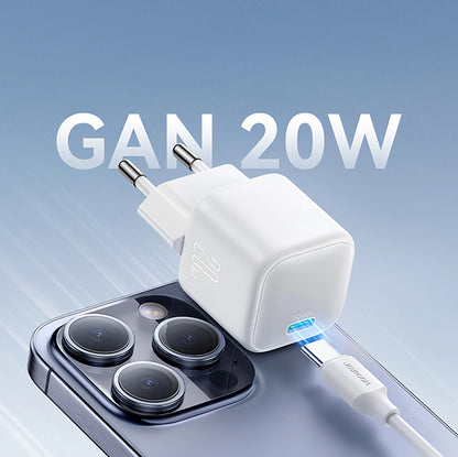 Chargeur Réseau Joyroom JR-TCG08, 20W, 3A, 1 x USB-C, Blanc