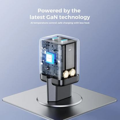 Netzladegerät Joyroom JR-TCG17, 45W, 3A, 2 x USB-C, Schwarz