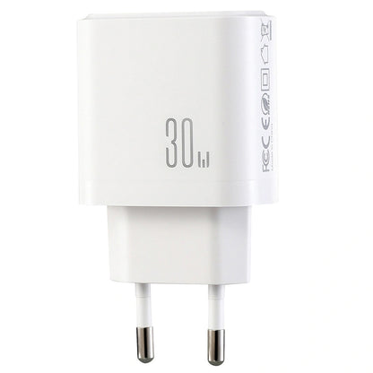 Chargeur secteur Joyroom JR-TG6, 30W, 3A, 1 x Lightning - 1 x USB-A - 1 x USB-C, Blanc