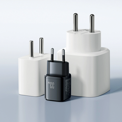 Chargeur Réseau Joyroom JR-TG7, 33W, 3A, 1 x USB-A - 1 x USB-C, Noir