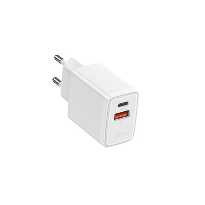 Caricabatterie Retea Lito LC09, 20W, 3A, 1 x USB-A - 1 x USB-C, Bianco