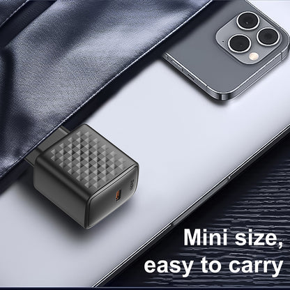 Caricabatterie Retea Lito LC13, 20W, 3A, 1 x USB-C, Nero