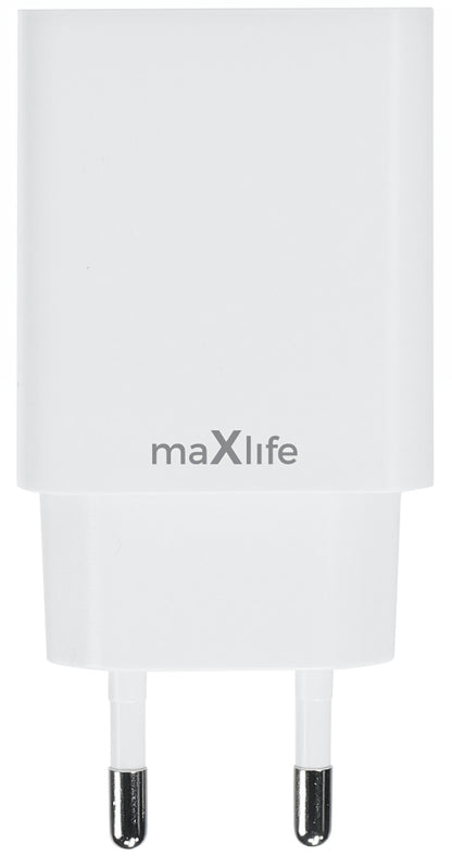 Netzladegerät MaXlife MXTC-13-20AC, 20W, 3A, 1 x USB-A - 1 x USB-C, Weiß