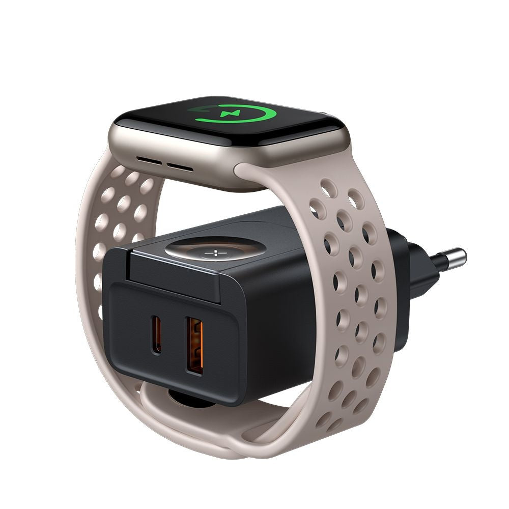 Caricabatterie Rete McDodo CH-3700 Companion, 30W, 3A, 1 x USB-A - 1 x USB-C, Nero