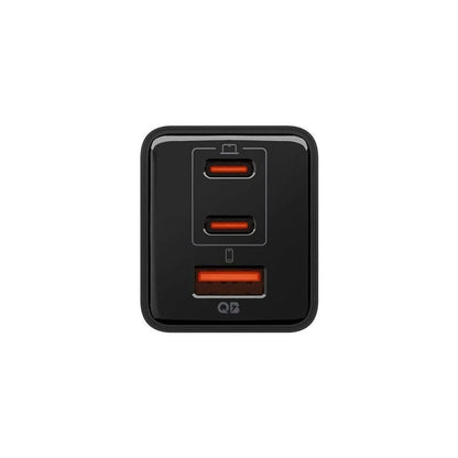 Spigen EE473EU Essential Netzladegerät, 47W, 3A, 1 x USB-A - 2 x USB-C, Schwarz ACH09465