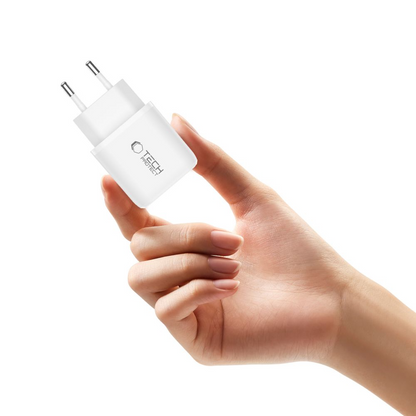 Netzladegerät Tech-Protect NCA45W, 45W, 3A, 1 x USB-A - 1 x USB-C, Weiß