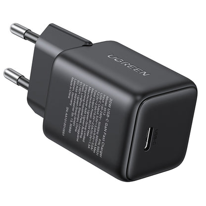 Chargeur Réseau UGREEN X513, 30W, 3A, 1 x USB-C, Noir