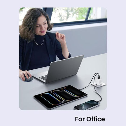 Chargeur Réseau UGREEN X516, 30W, 3A, 1 x USB-A - 1 x USB-C, Bleu