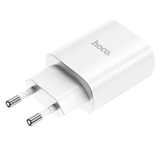 Chargeur réseau HOCO N14, 20W, 3A, 1 x USB-C, blanc
