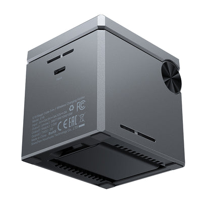 Caricabatterie Wireless Retea Acefast E18 Cubo di Rubik 3in1, 23W, 1.67A, Grigio