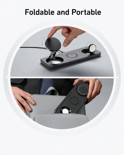 Anker MagGo 3in1 Wireless Netzladegerät, 15W, 1.67A, Schwarz B25M1311