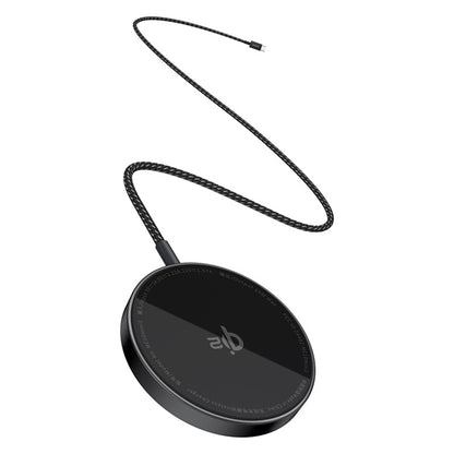 Baseus Simple Mini4 Air Wireless Netzladegerät, 15W, 1.67A, Schwarz P10278200111-00