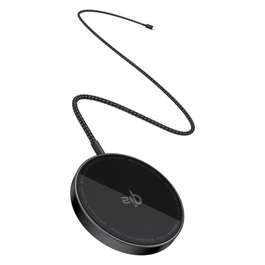Baseus Simple Mini4 Air Wireless Netzladegerät, 15W, 1.67A, Schwarz P10278200111-00