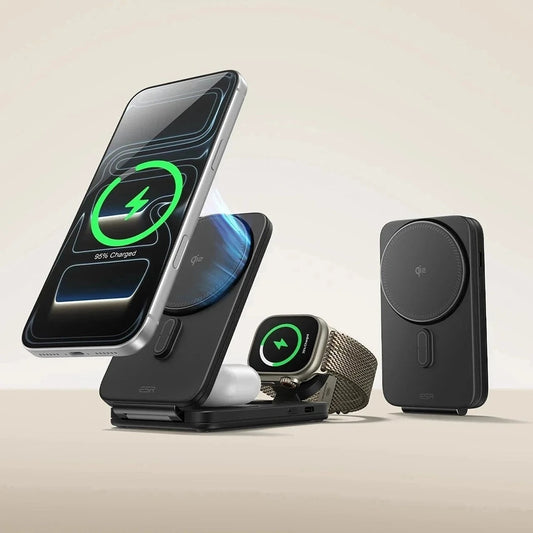 Caricabatterie Wireless ESR CryoBoost 3in1, 25W, Nero