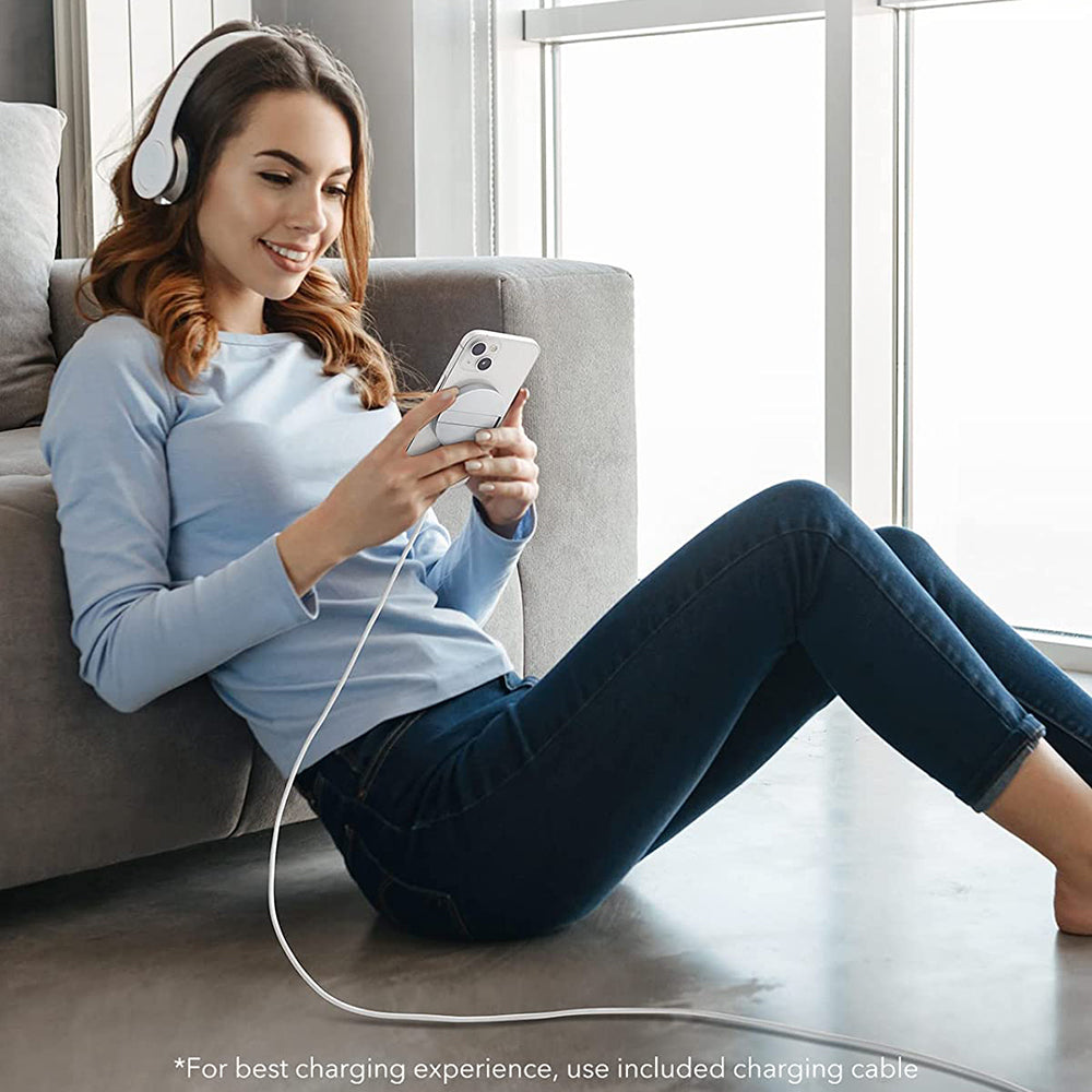 Caricabatterie Wireless Retea ESR HaloLock, 15W, 1.67A, Bianco