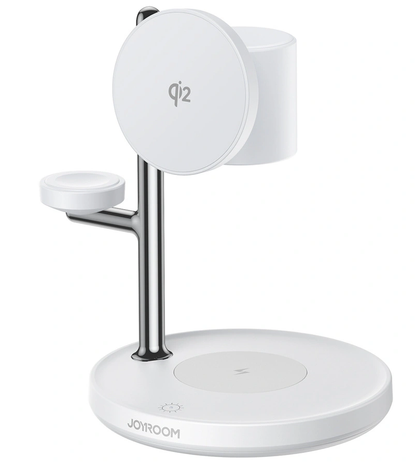 Caricabatterie Wireless Rete Joyroom JR-W23 3in1, 15W, 1.67A, Bianco