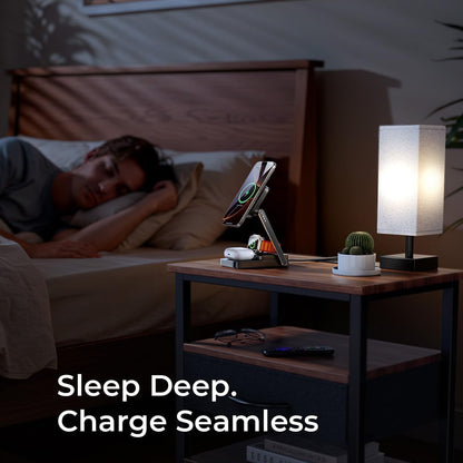 Caricabatterie Wireless Lisen 3in1, 15W, 1.67A, Nero YL0424010003