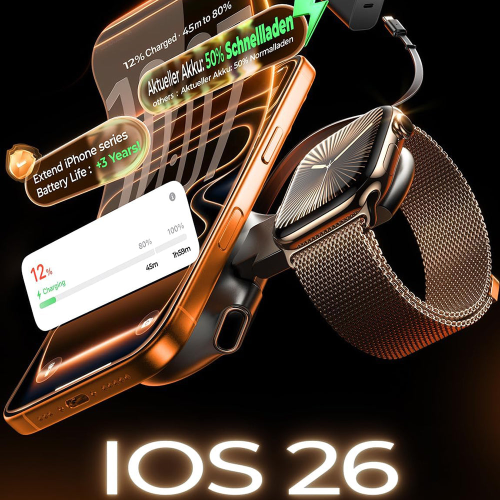 Caricabatterie Wireless Lisen W103 3in1, 7.5W, 1.1A, Nero YL0324090008