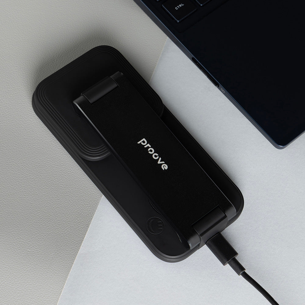 Caricabatterie Rete Wireless Proove Energy Fold 3in1, 15W, 1.67A, Nero WSEF15010001