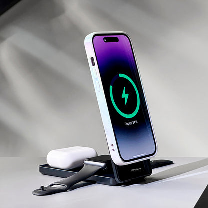 Caricabatterie Rete Wireless Proove Metal Edge 3in1, 15W, 1.67A, Grigio WSME15010003