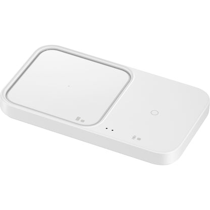 Chargeur Secteur Sans Fil Samsung Duo, 15W, 1.67A, Blanc, Reconditionné EP-P5400TWEGEU