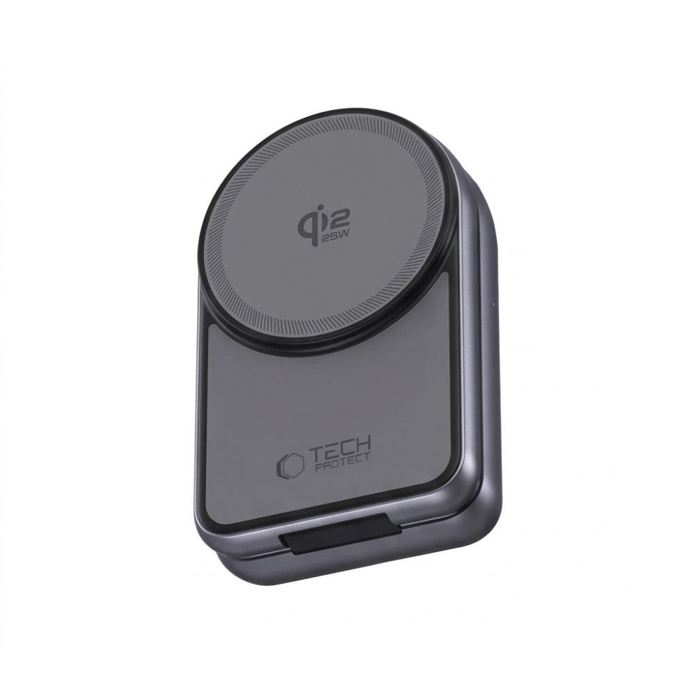 Caricatore da rete wireless Tech-Protect A53 3in1, 25W, Grigio