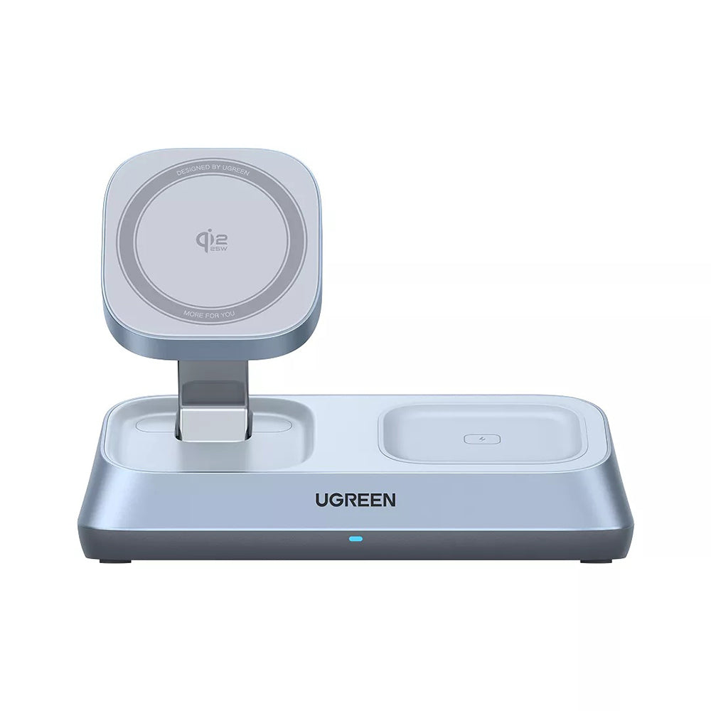 Caricabatterie Wireless UGREEN W711 3in1, 25W, 1.67A, Blu