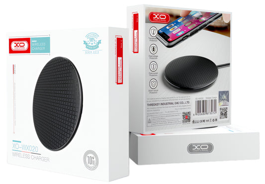 Caricabatterie Wireless Rete XO Design WX020, 15W, 1.67A, Nero