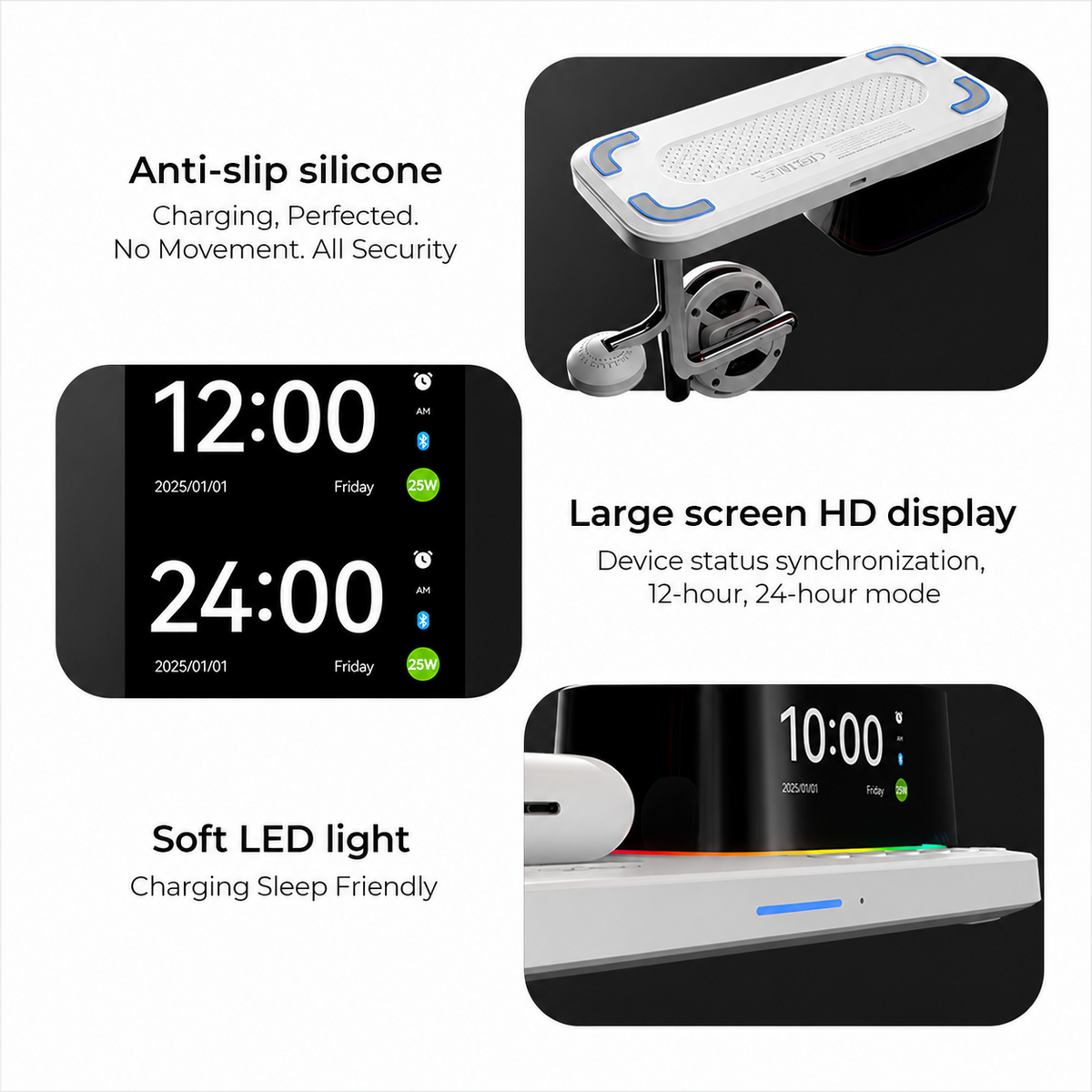 Wireless-Netzteil XO Design CX045 3in1, 25W, Weiß