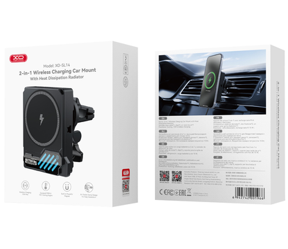 XO Design SL14 kabelloses Netzladegerät, 25 W, Schwarz