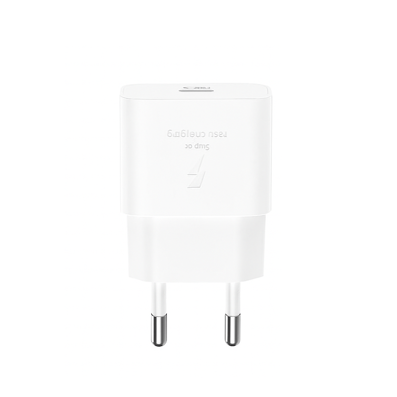 Chargeur Réseau XO Design L167, 25W, 3A, 1 x USB-C, Blanc