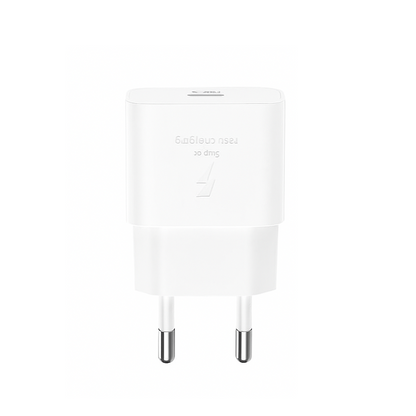 Chargeur Réseau XO Design L167, 25W, 3A, 1 x USB-C, Blanc